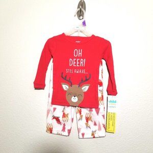 NWT Girls Carter's  Holiday Pajamas - Size 12 mos.